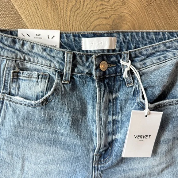 Vervet Blue Women's Kate Barrel Fit Jeans - Light Blue - Picture 9 of 16